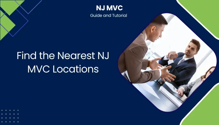 Find the Nearest NJ MVC Locations